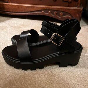 Shoes Platform Black high Heels